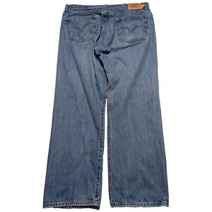 VTG Y2K LEVIS 501 STRAIGHT LEG BUTTON-FLY Denim Blue Jeans- Men 40X32